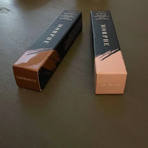 NWT Set of 2 Morphe Highlighter Stick Illuminance shimmer & Define Me - Picture 4 of 8